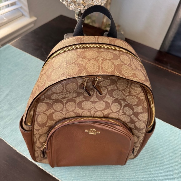 Coach Court Backpack in signature coated canvas - Picture 3 of 9